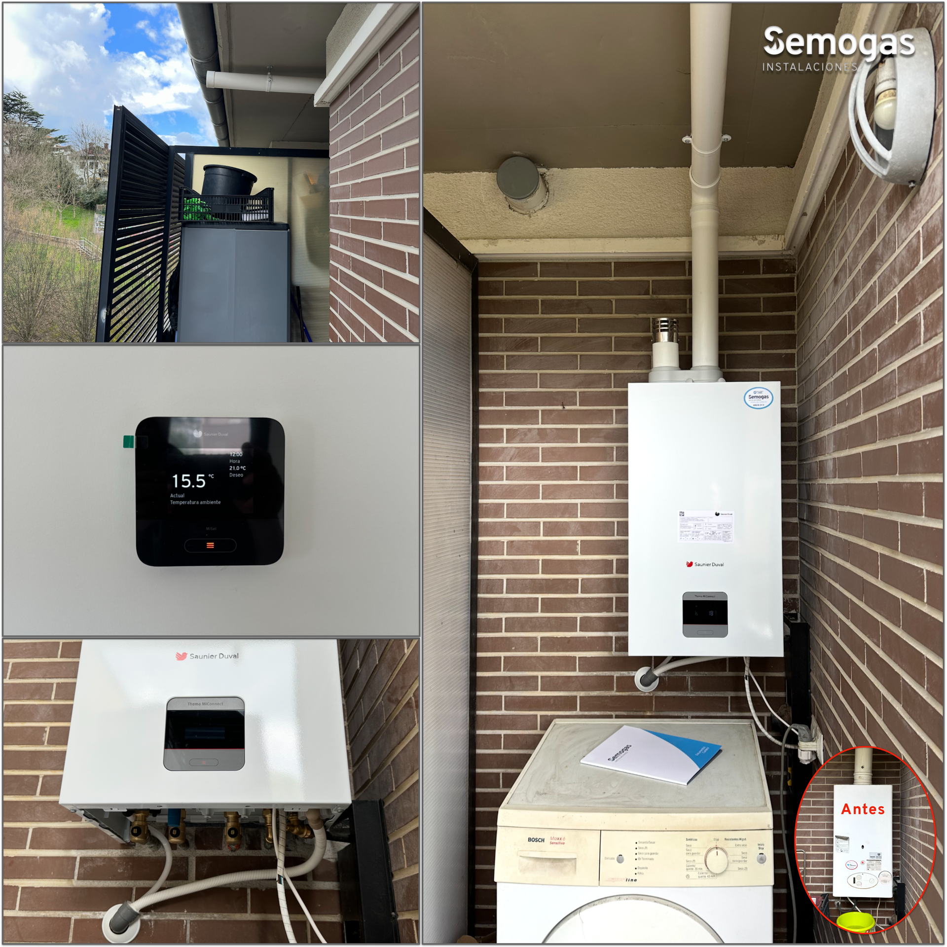 Caldera Saunier Duval Thema MiConnect 26 en Donostia - semogas.es