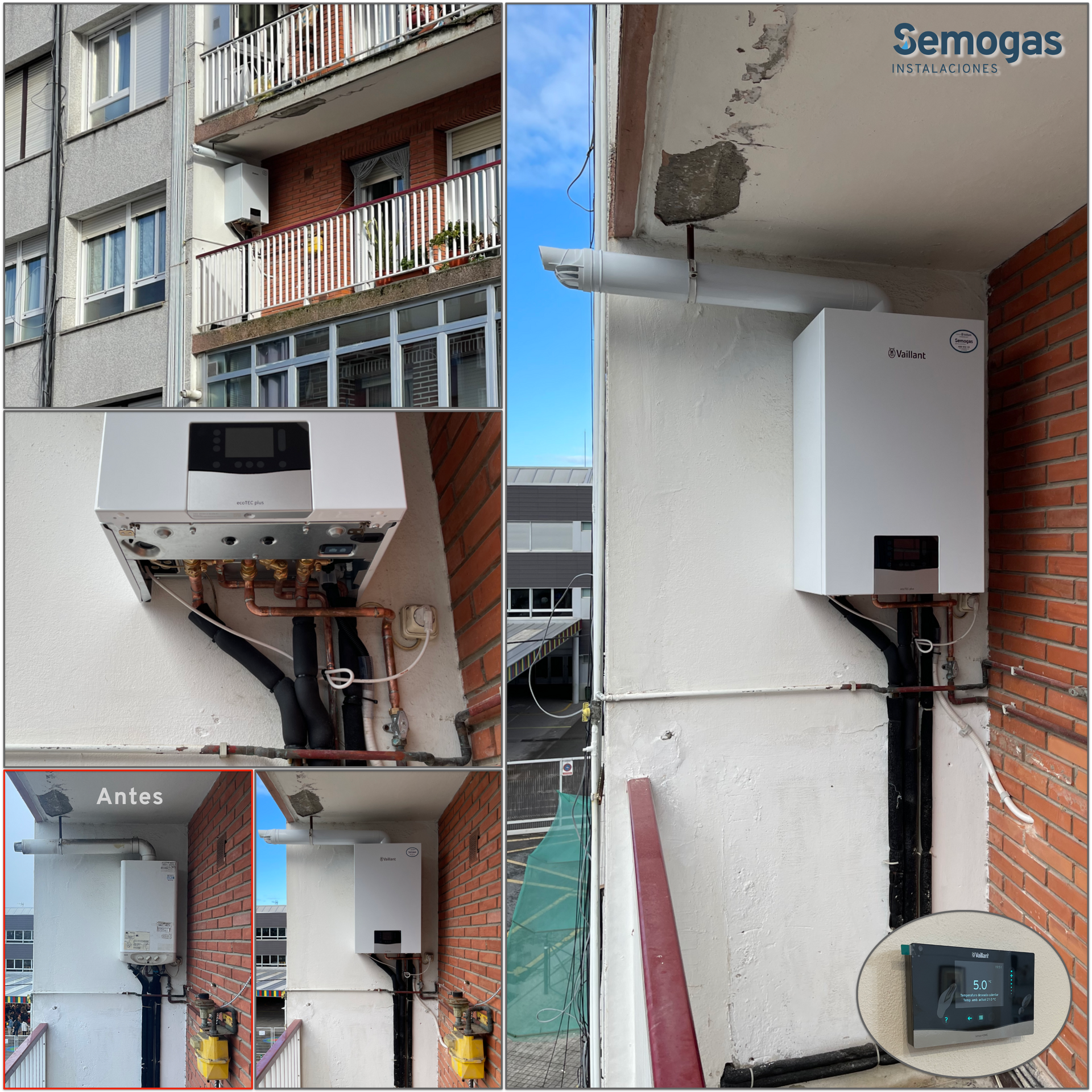 Caldera Vaillant ecoTEC Plus VMW 26CS en Irún - semogas.es