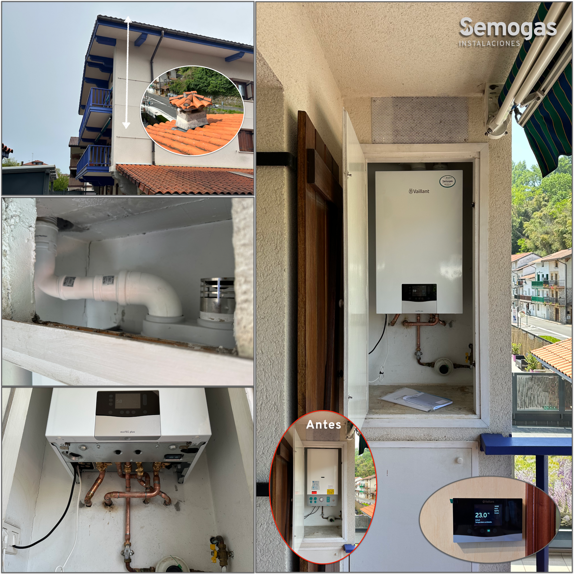 Caldera Vaillant ecoTEC Plus VMW 26CS en Hondarribia - semogas.es