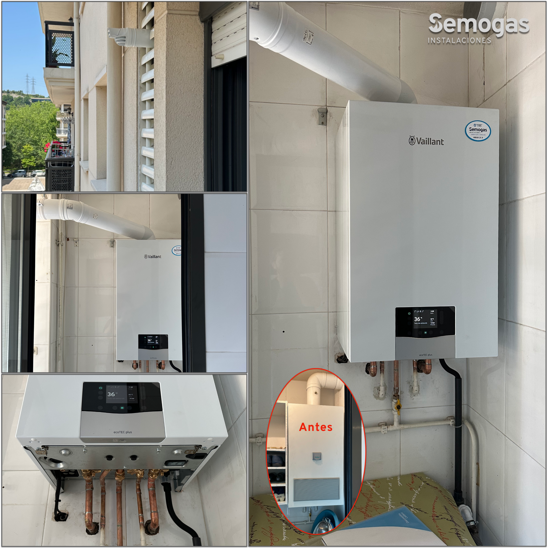 Caldera Vaillant ecoTEC Plus VMW 26CS en Lasarte-Oria - semogas.es