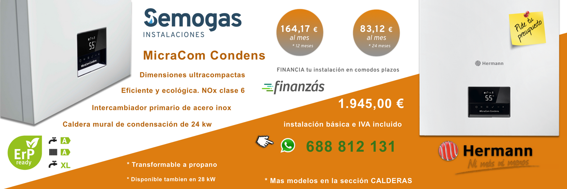 Calderas Hermann en Elgeta