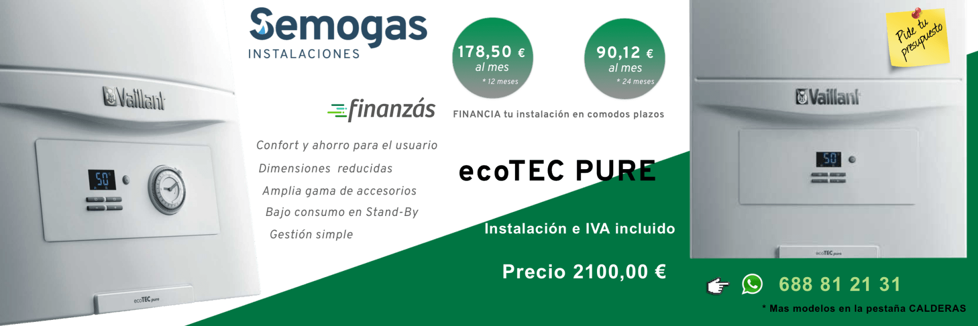 Calderas Vaillant en Antzuola