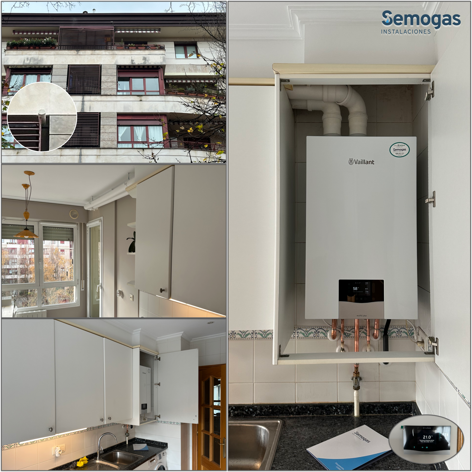 Caldera Vaillant ecoTEC Plus VMW 32CS en Donostia - semogas