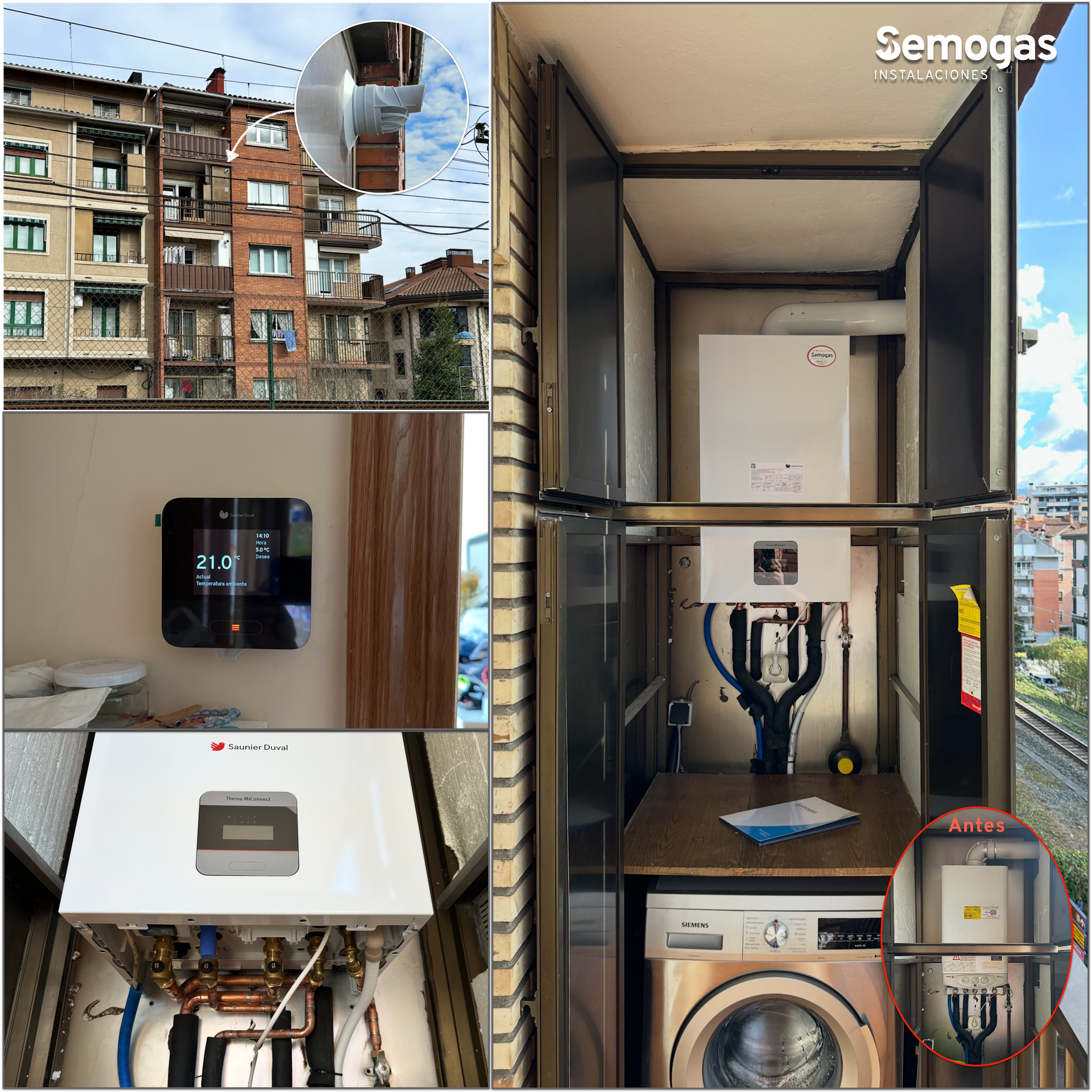 Caldera Saunier Duval Thema MiConnect 26 en Errenteria - semogas.es