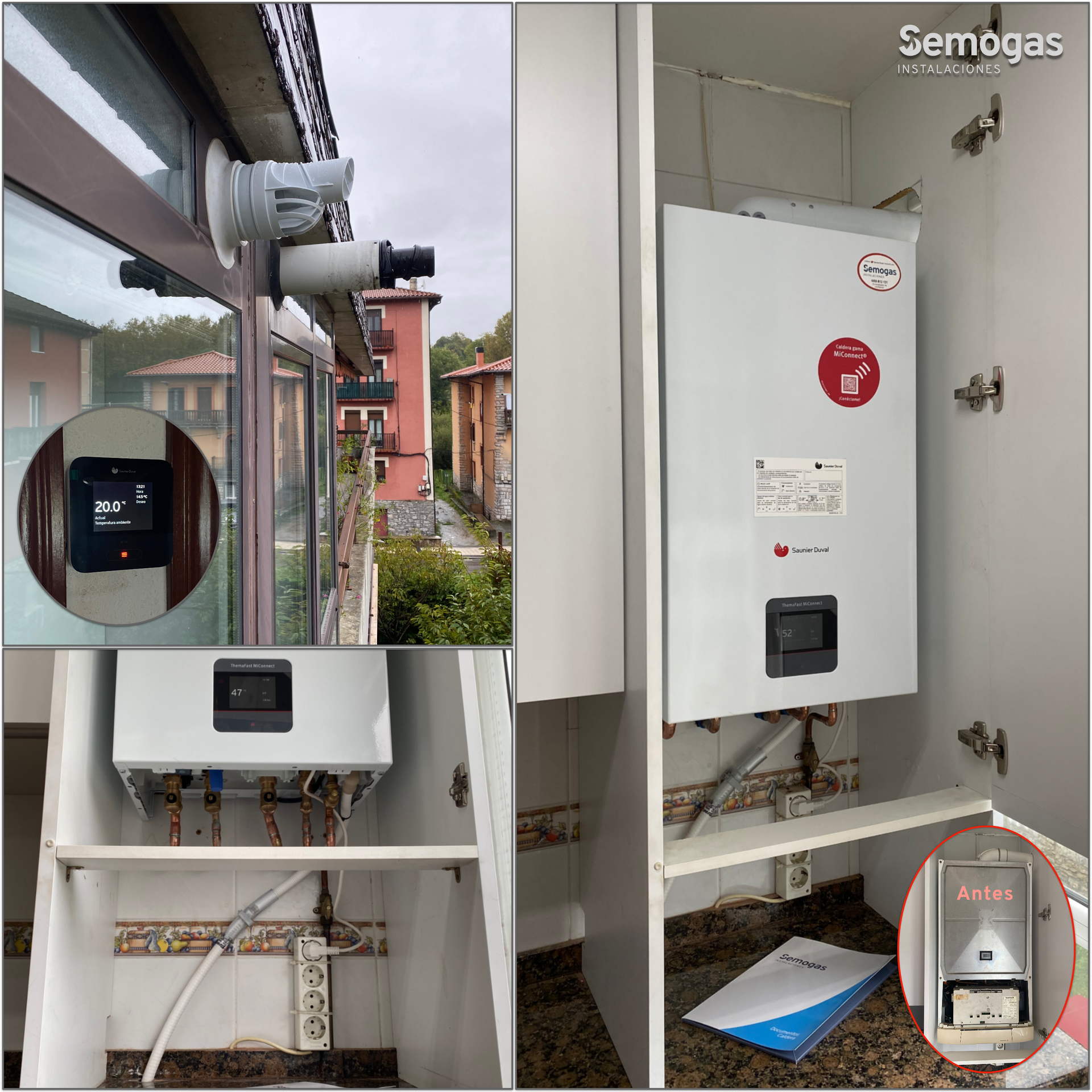 Caldera Saunier Duval ThemaFast MiConnect 26 en Hondarribia - semogas.es