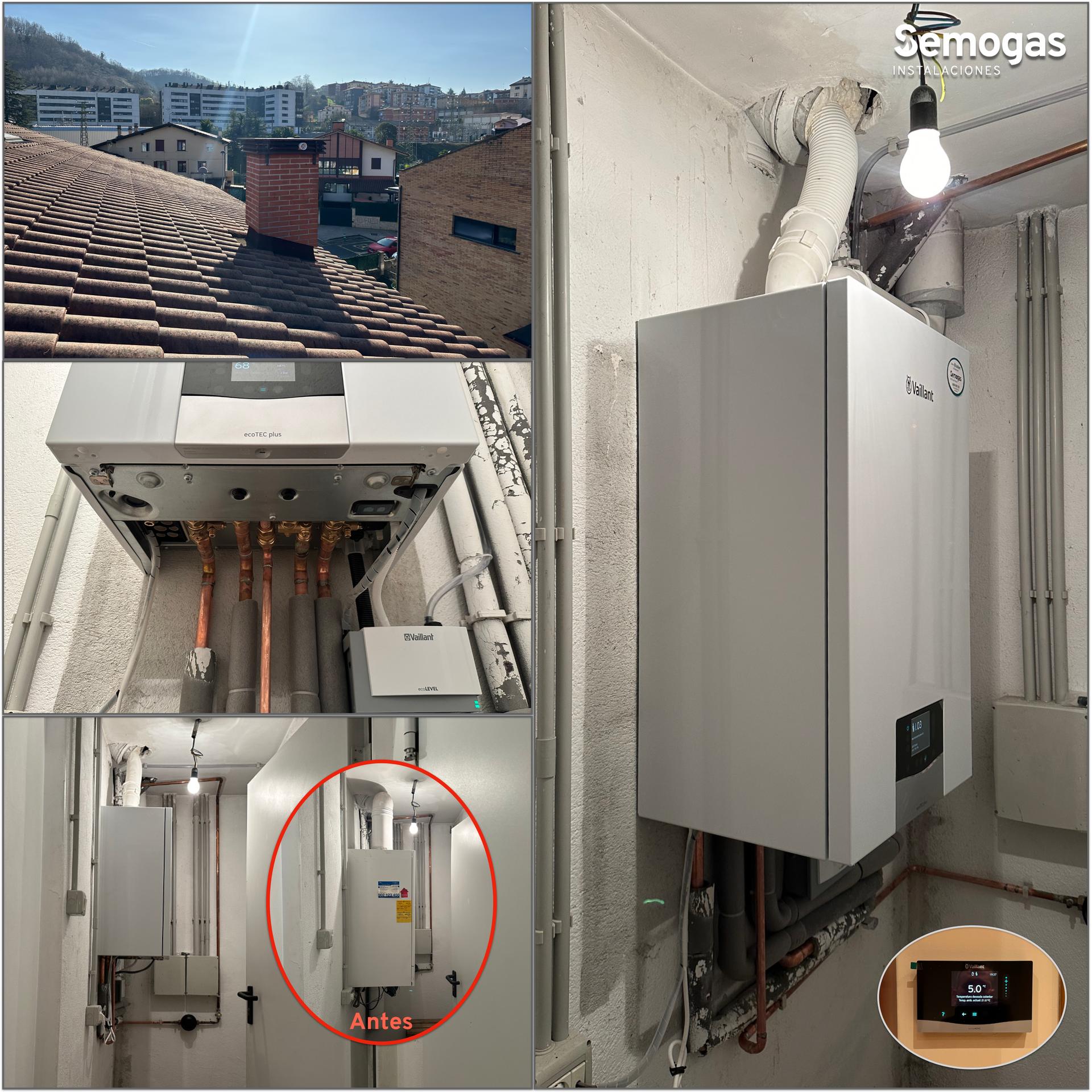 Caldera Vaillant ecoTEC Plus VMW 36CS en Andoain - semogas