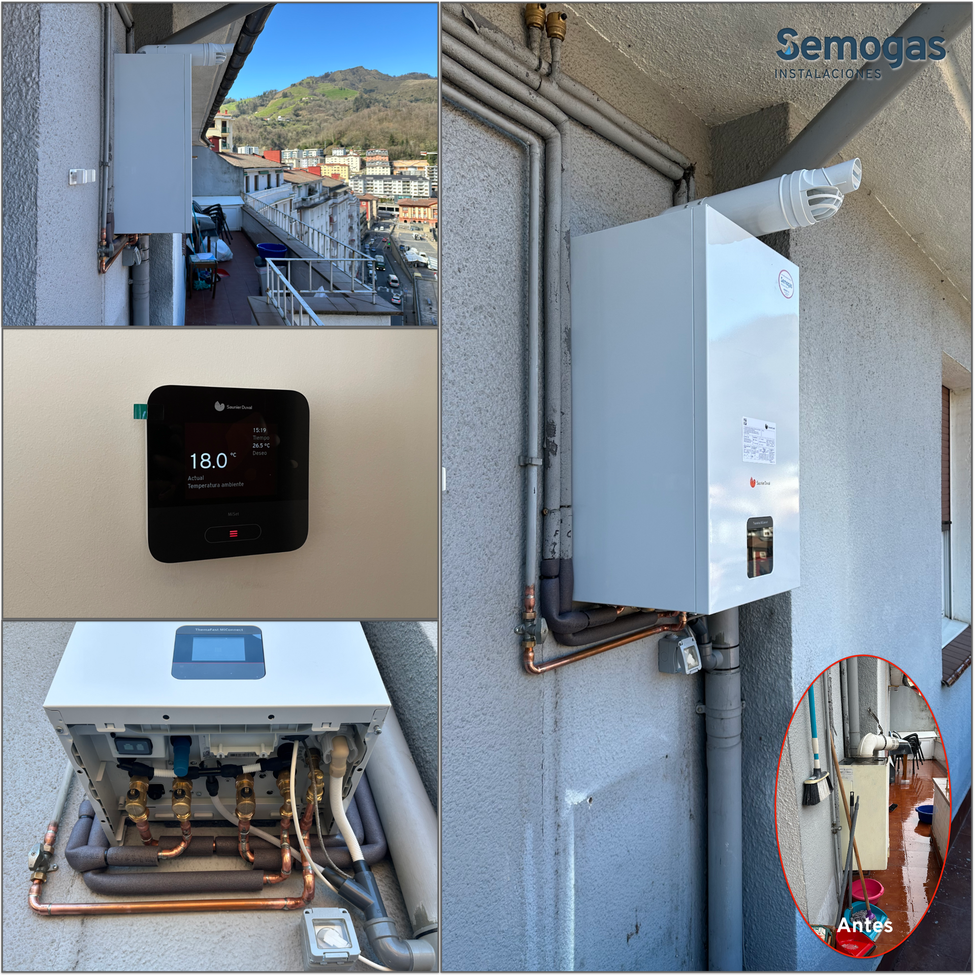 Caldera Saunier Duval Themafast MiConnect 26 en Eibar - semogas.es