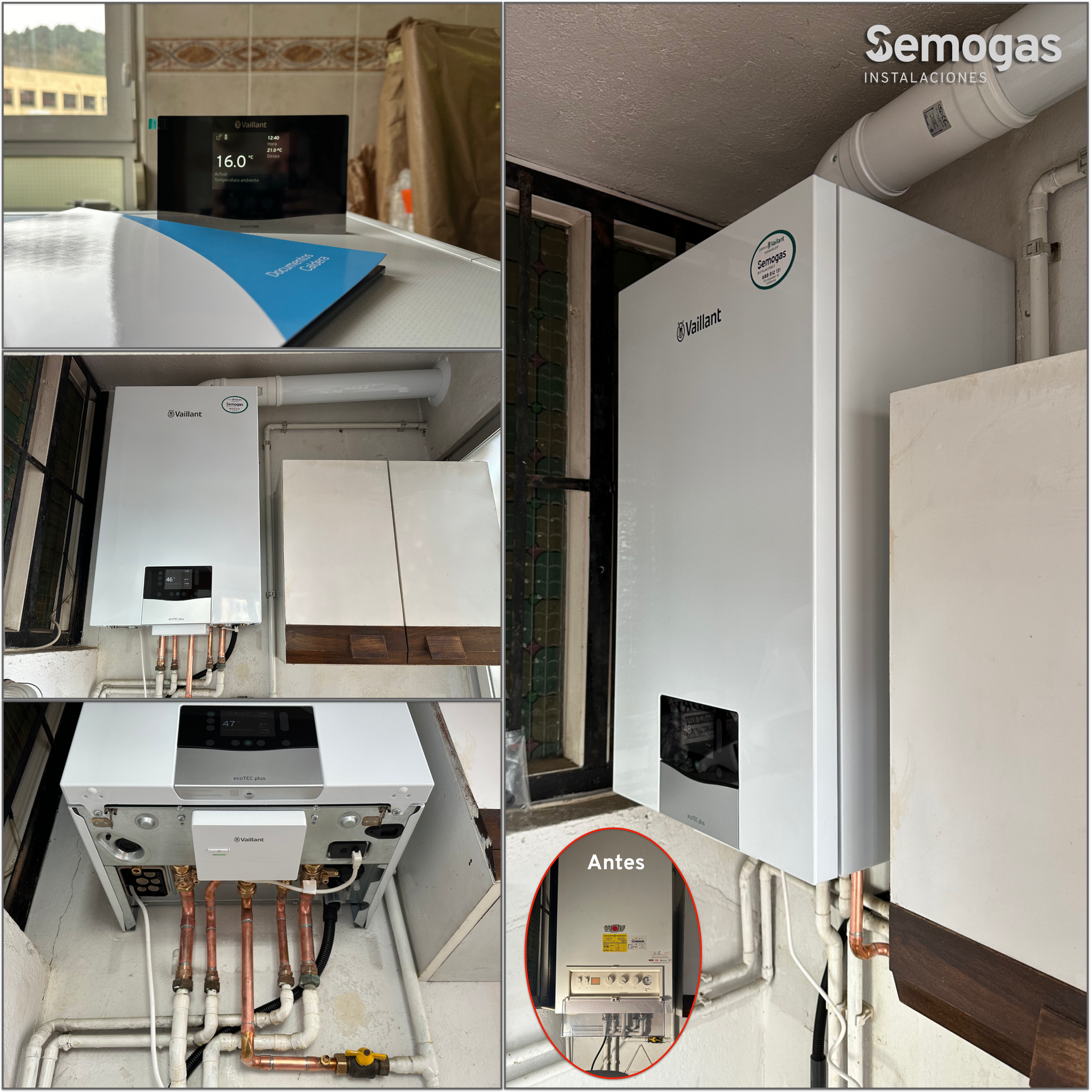 Caldera Vaillant ecoTEC Plus VMW 26CS en San Sebastian - semogas