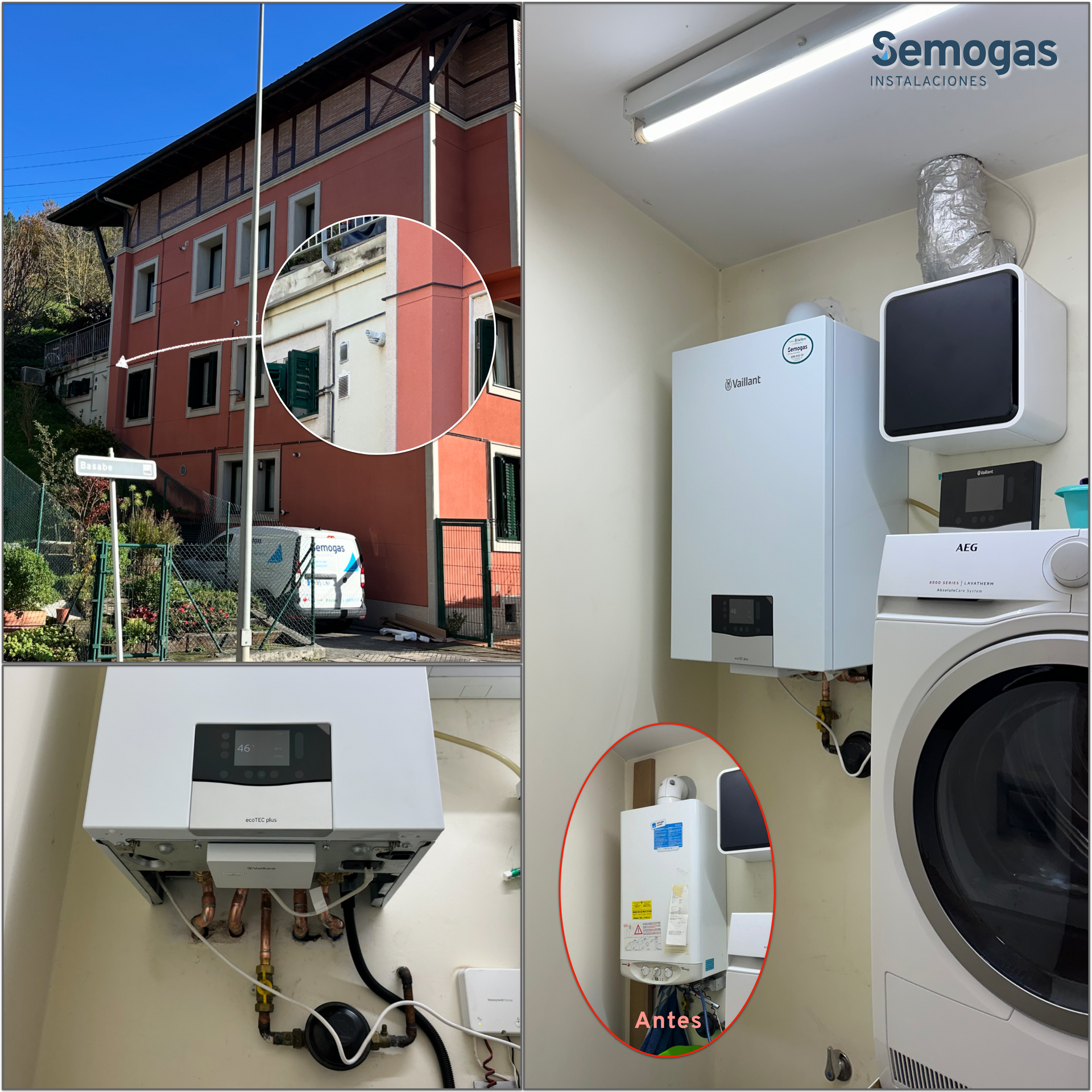 Caldera Vaillant ecoTEC Plus VMW 26CS en Aretxabaleta - semogas