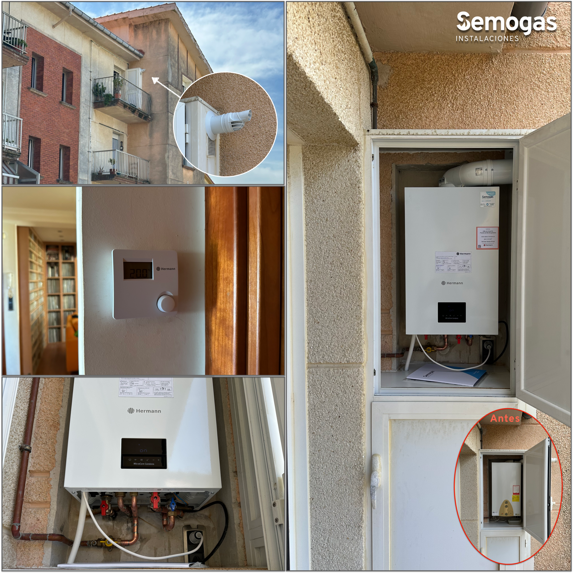 Caldera Hermann MicraCom Condens 28 en Donostia - semogas.es