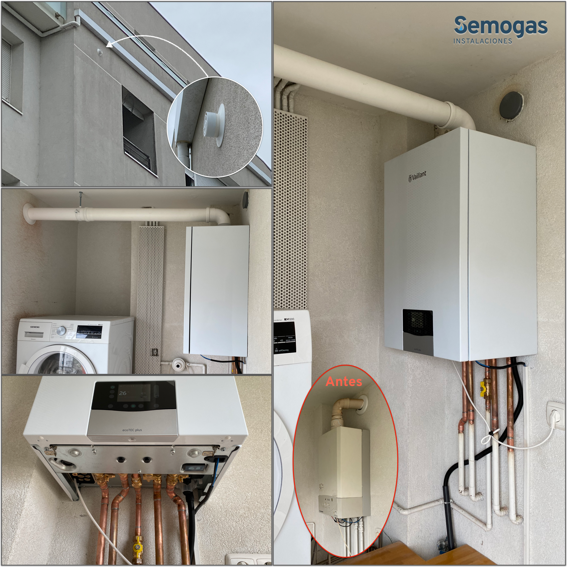Caldera Vaillant ecoTEC Plus VMW 26CS en Zumaia - semogas