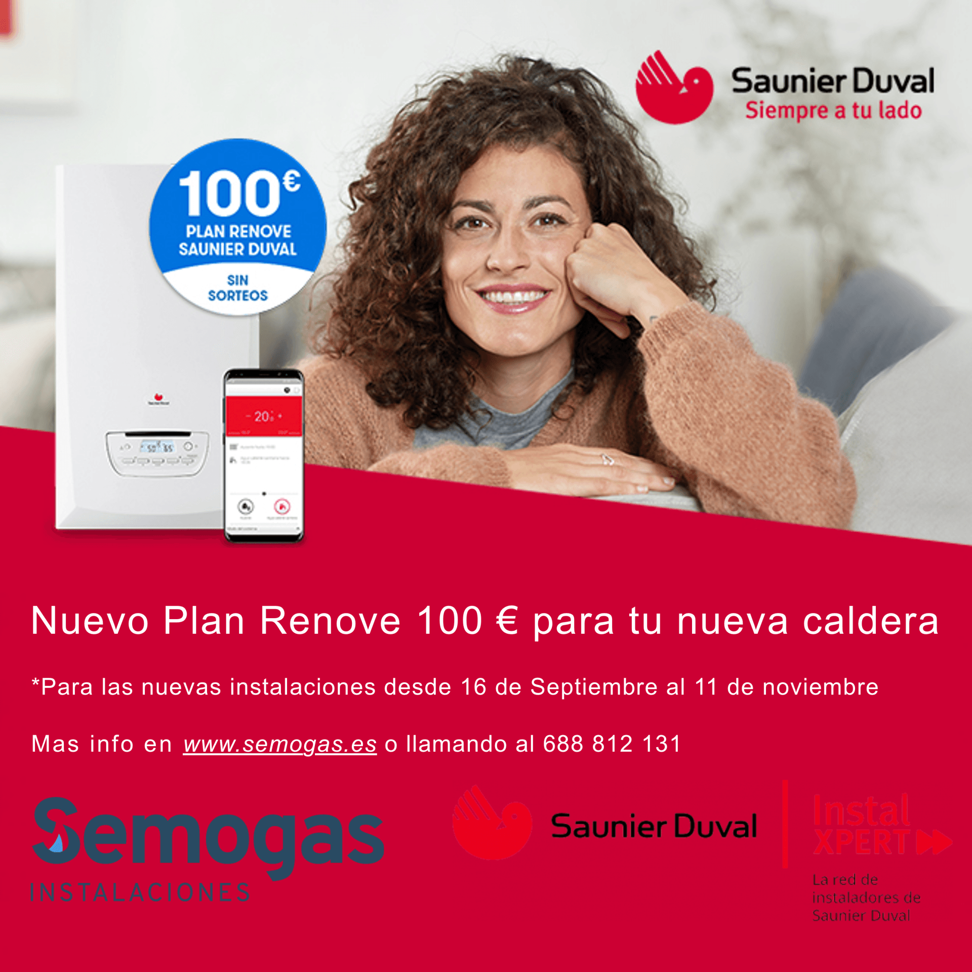 Plan Renove Saunier Duval instalXpert Semogas.es