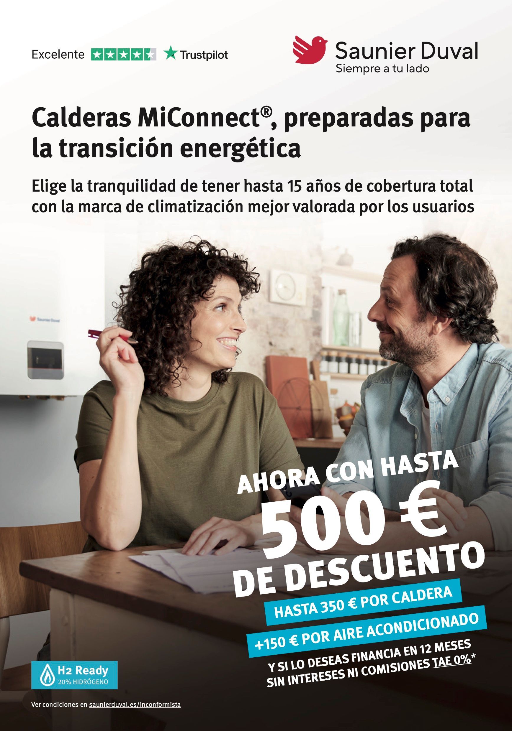 Hasta 250 € de regalo para renovar tu caldera Saunier Duval en Gipuzkoa - semogas Renove #inconformista 2023 de Saunier Duval - Semogas.es