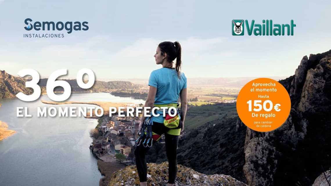 Aprovecha el momento 100 € de regalo para cambiar tu caldera Plan Renove Vaillant Semogas.es