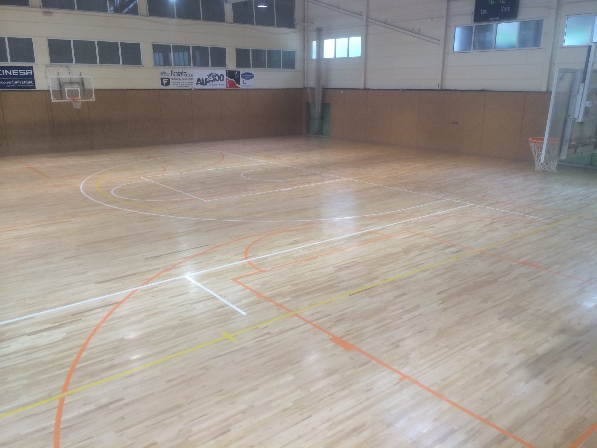 Poliesportiu a Gandesa, Tarragona.