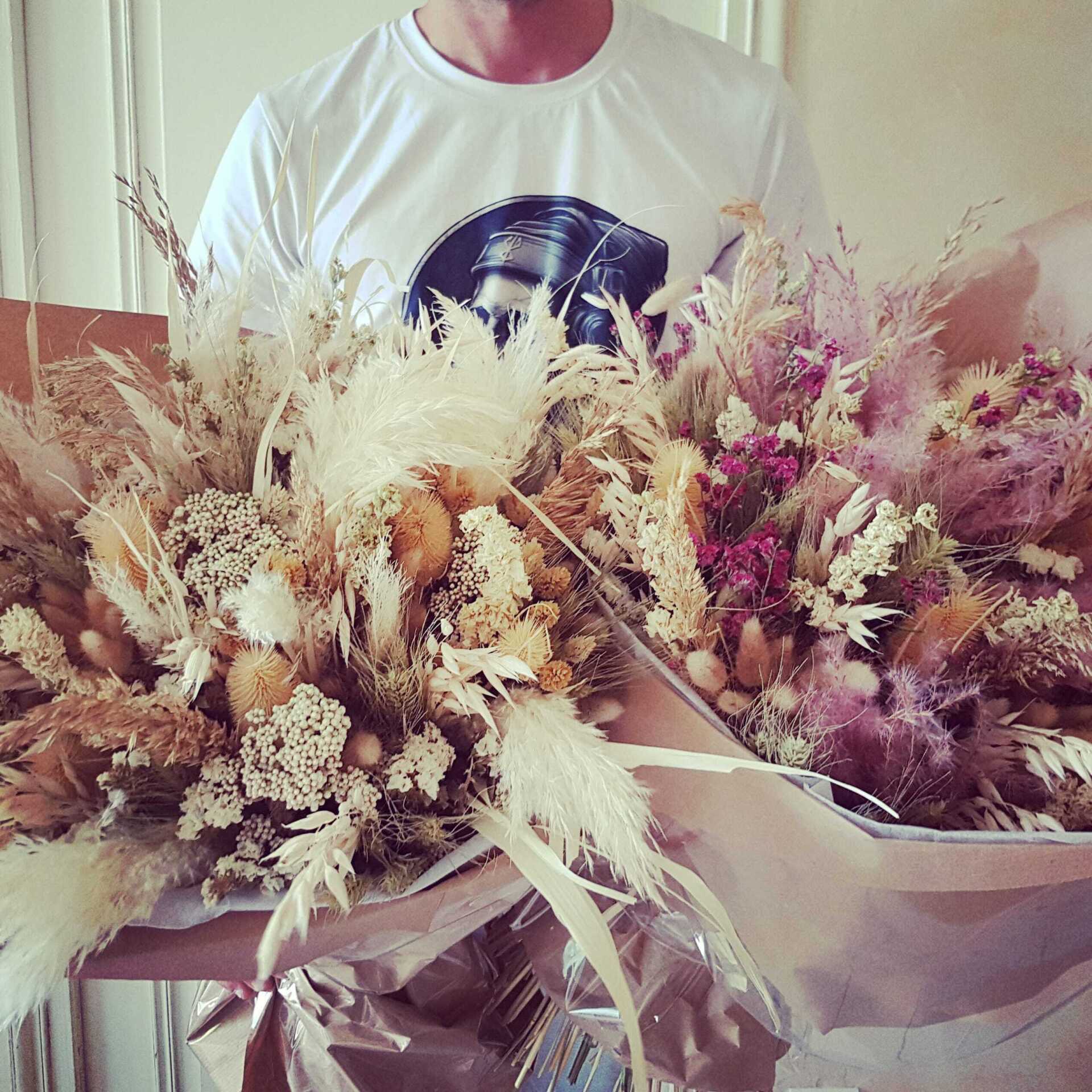 Bouquet de fleurs séchées