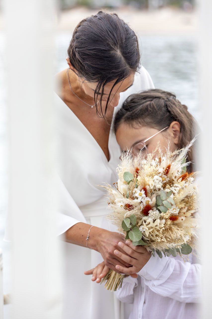 bouquet de mariée boheme, influence naturelle