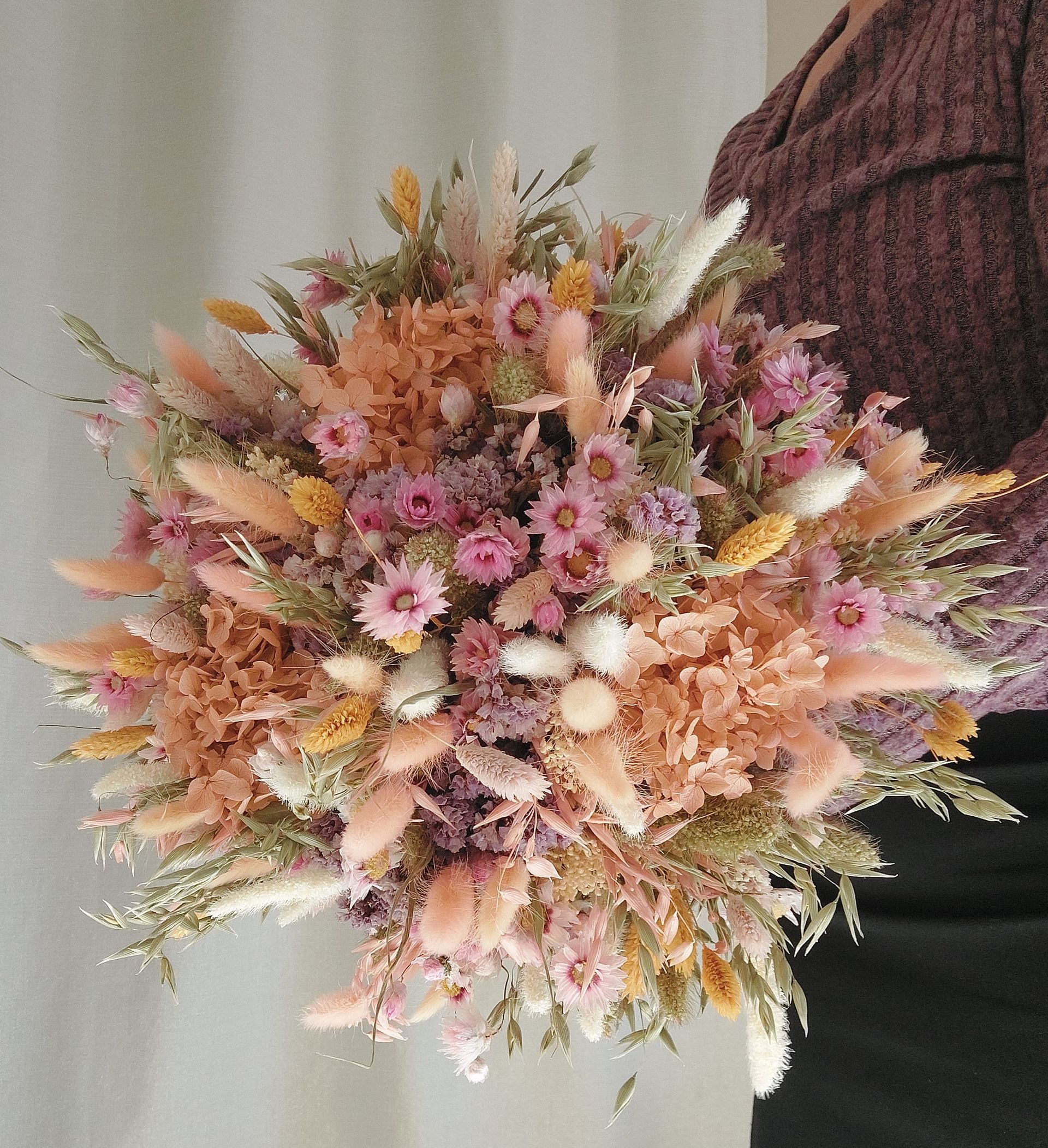 bouquet de fleurs séchées du moment