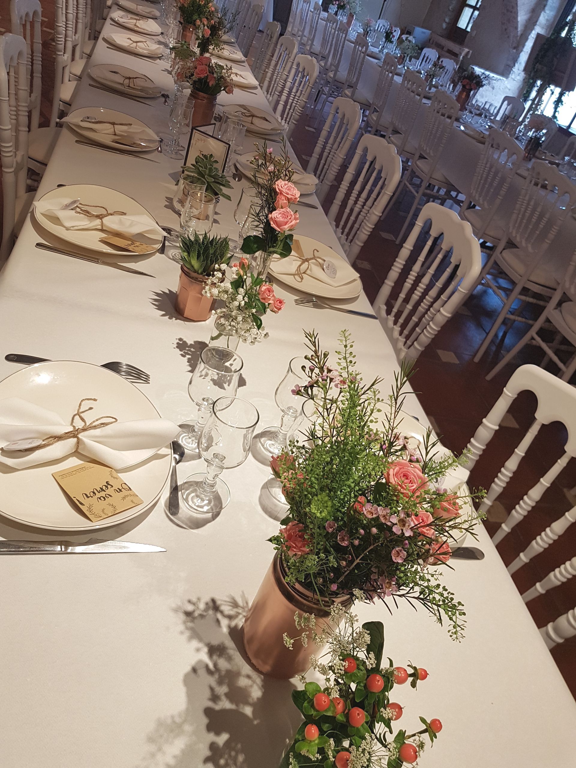 décoration de mariage champêtre