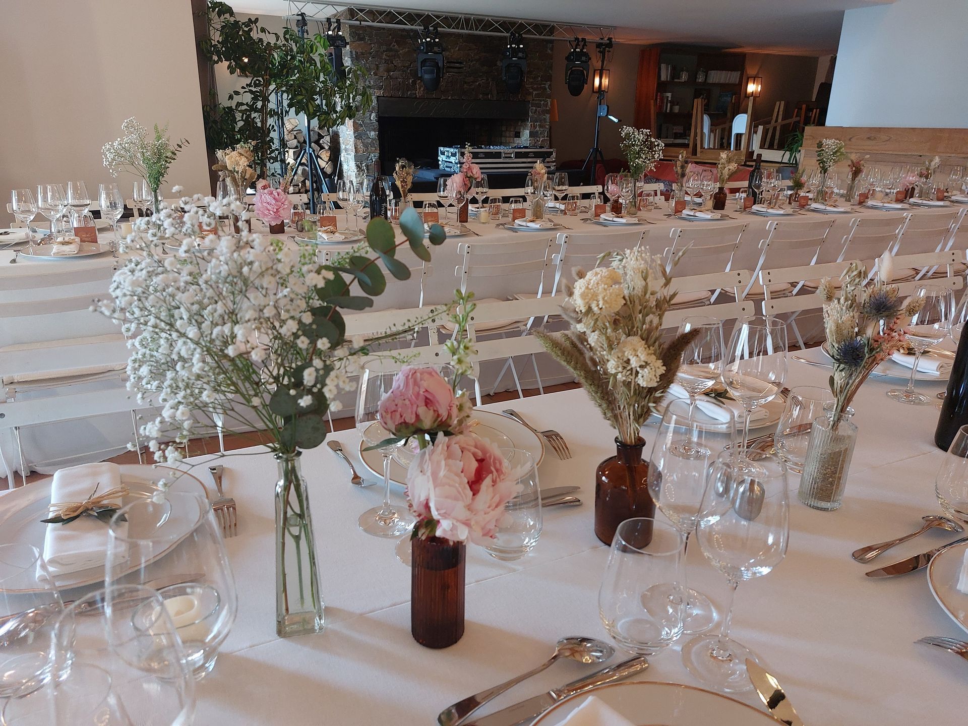 décoration de table de mariage @influencenaturelle