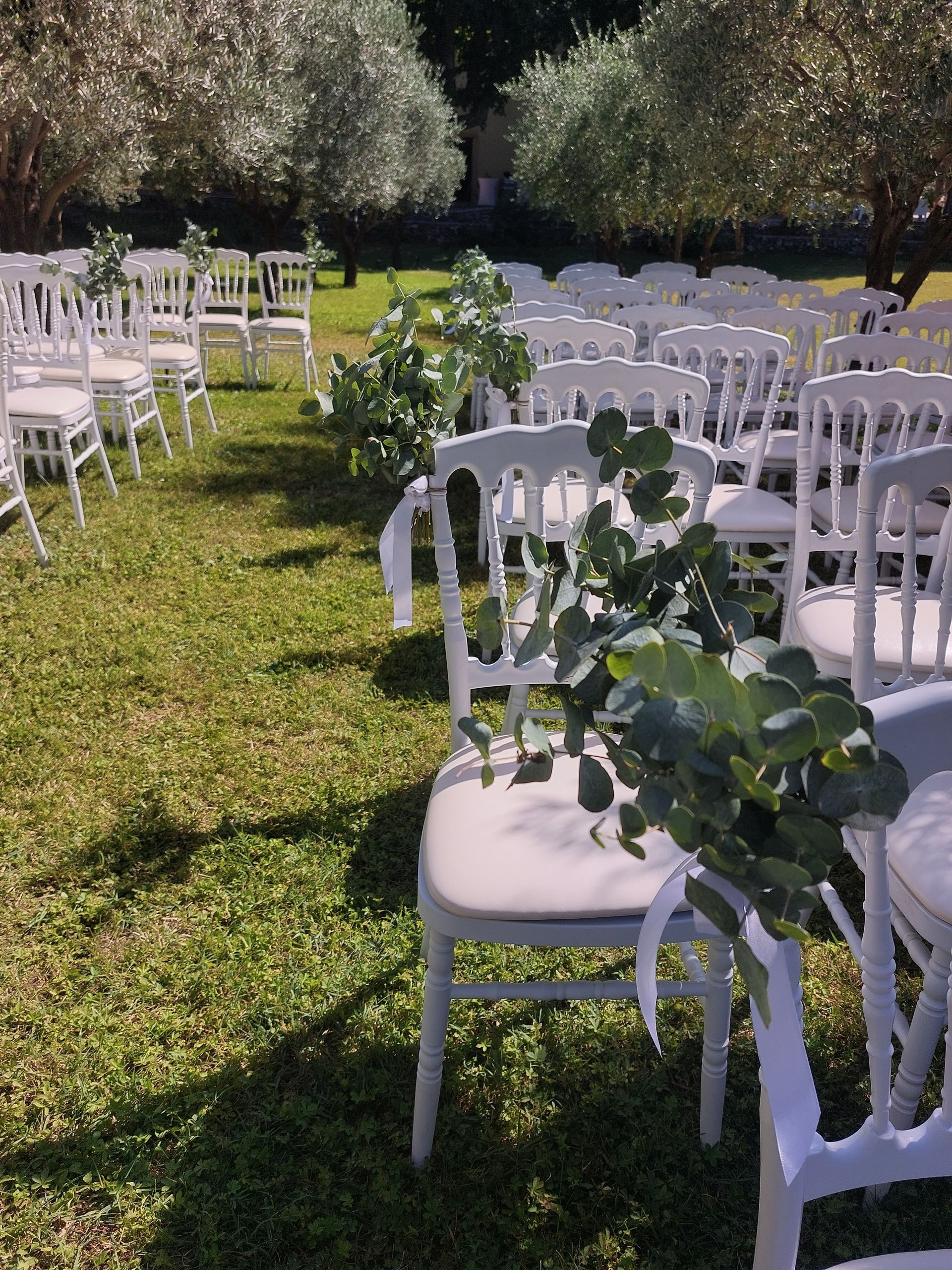 bouquet de chaise de cérémonie laïque