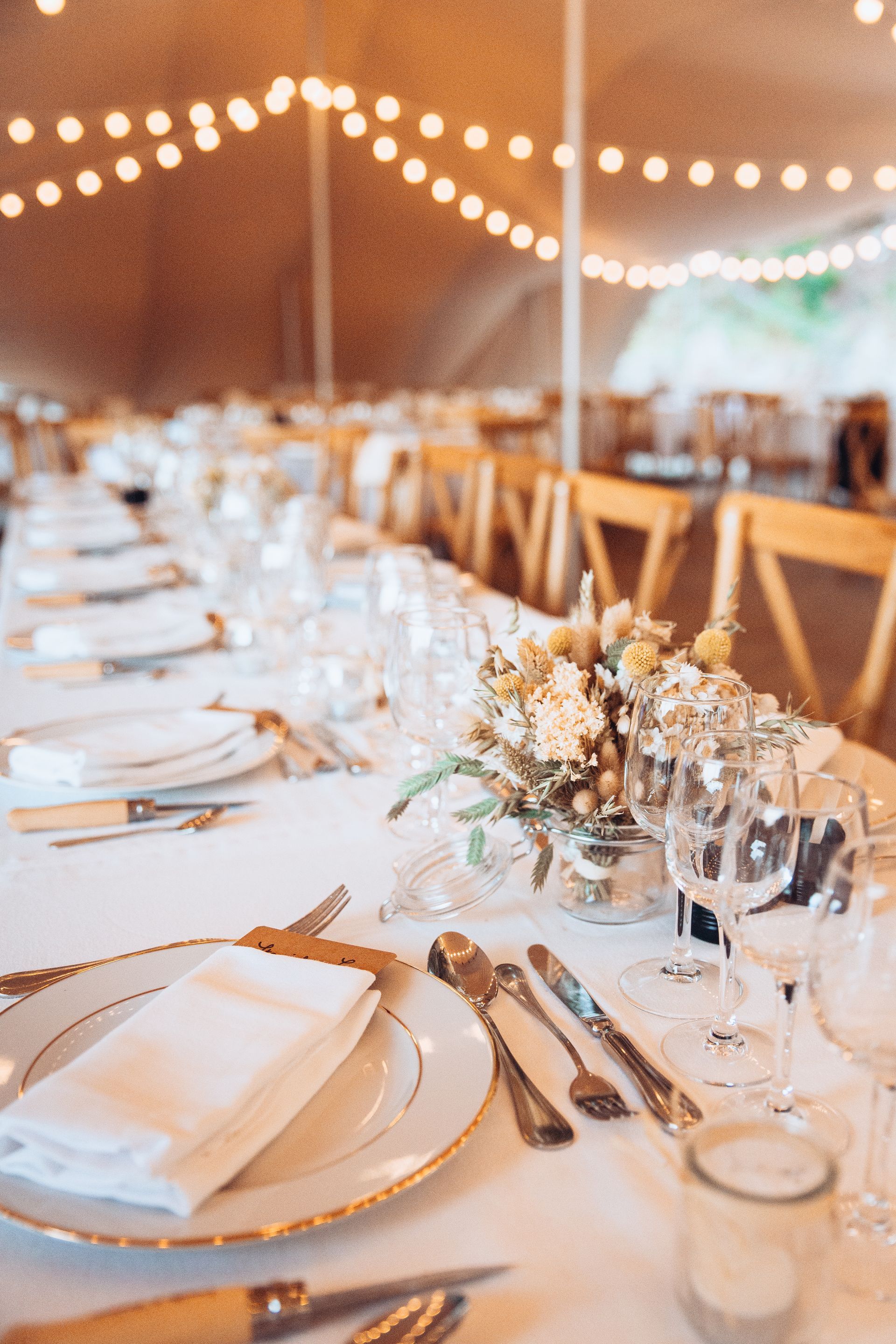 centre de table mariage boheme