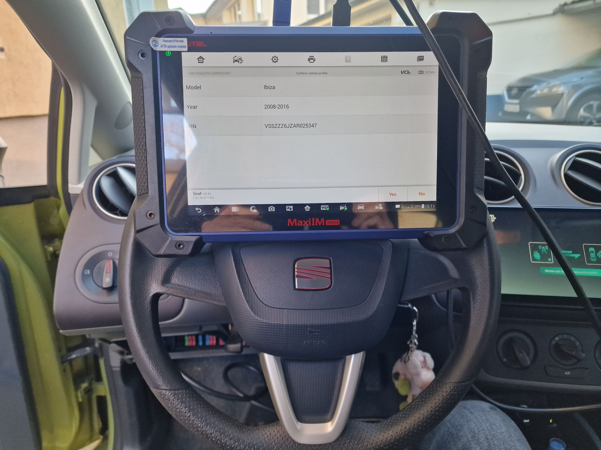 Seat KFZ Schlüsselprogrammierung am Fahrzeug durch Klaus McCracken