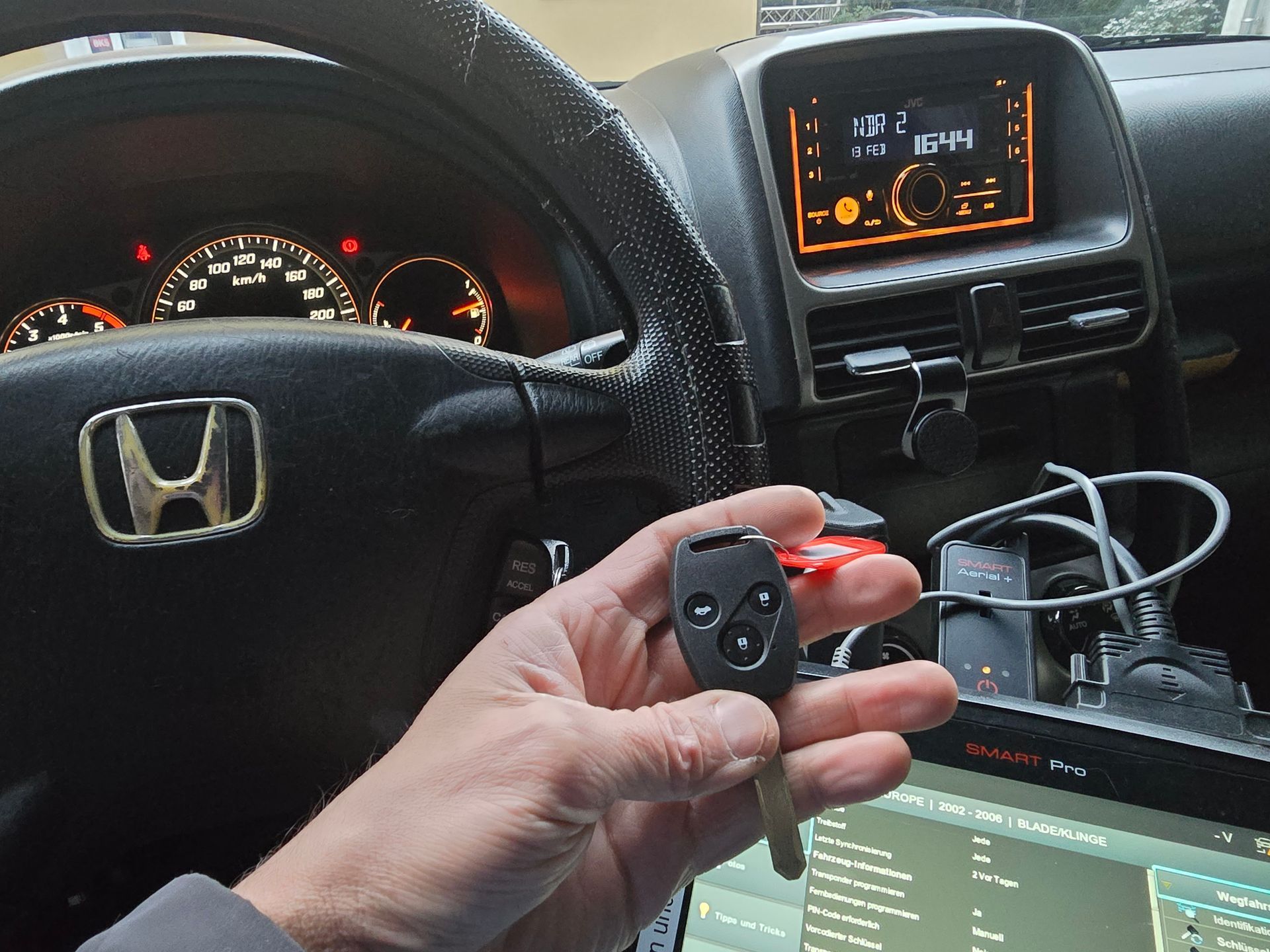 Honda CRV Schlüsselanfertigung und Schlüsselprogrammierung