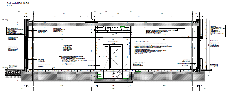 ein 2D-Schnitt aus dem 3D-Modell