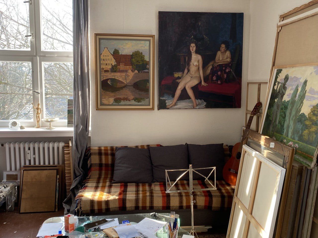 Im Atelier des Künstlers