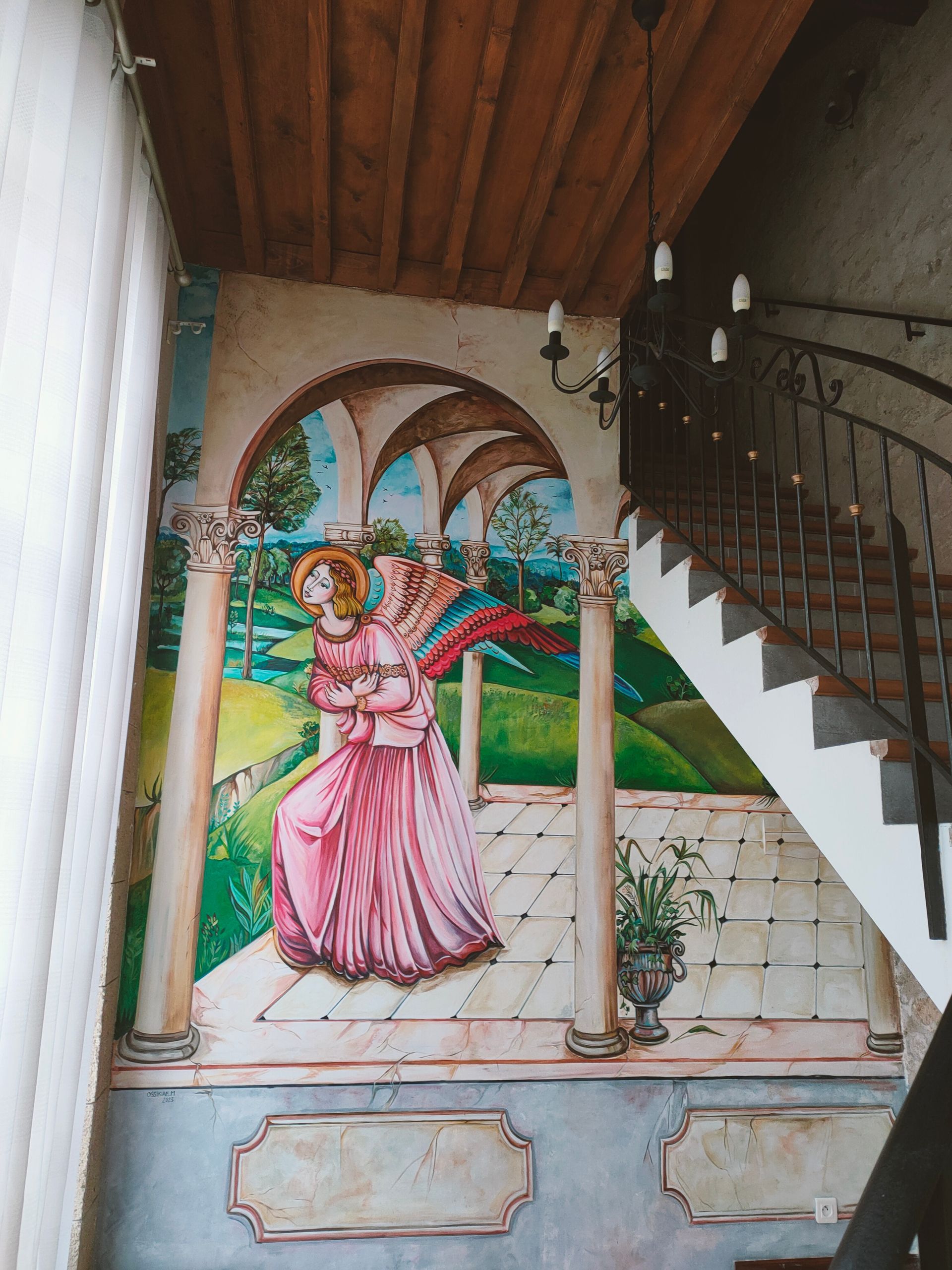 fresque beaulac pezenas , fra Angelico , ossikian , chambre de prestige