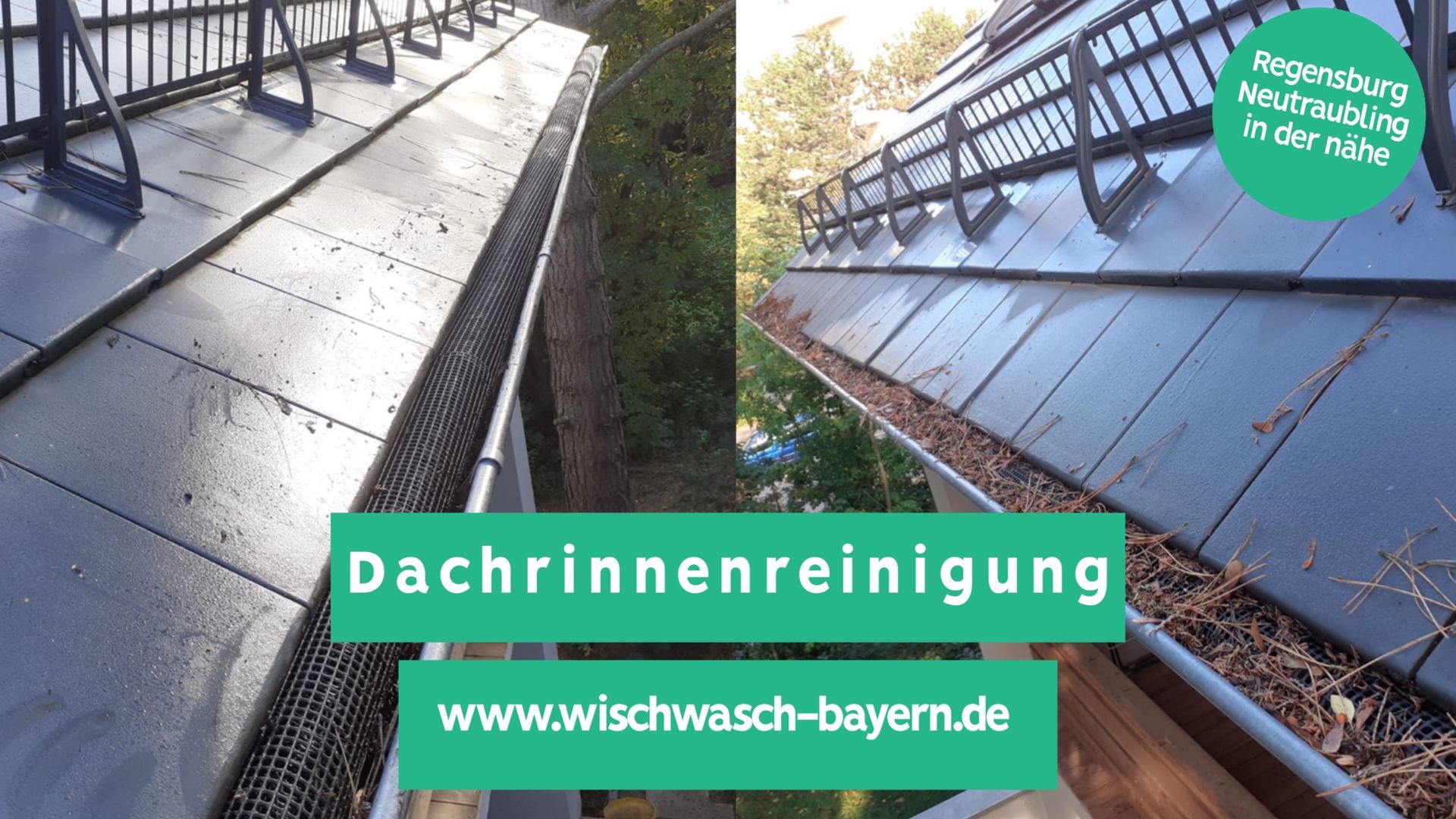Dachrinnenreinigung aus Regensburg