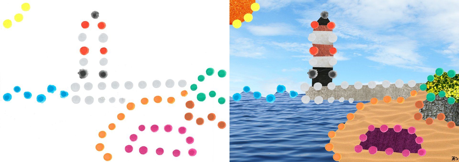 ''Leuchtturm'' 2017 - Nasen-Stempel Bild