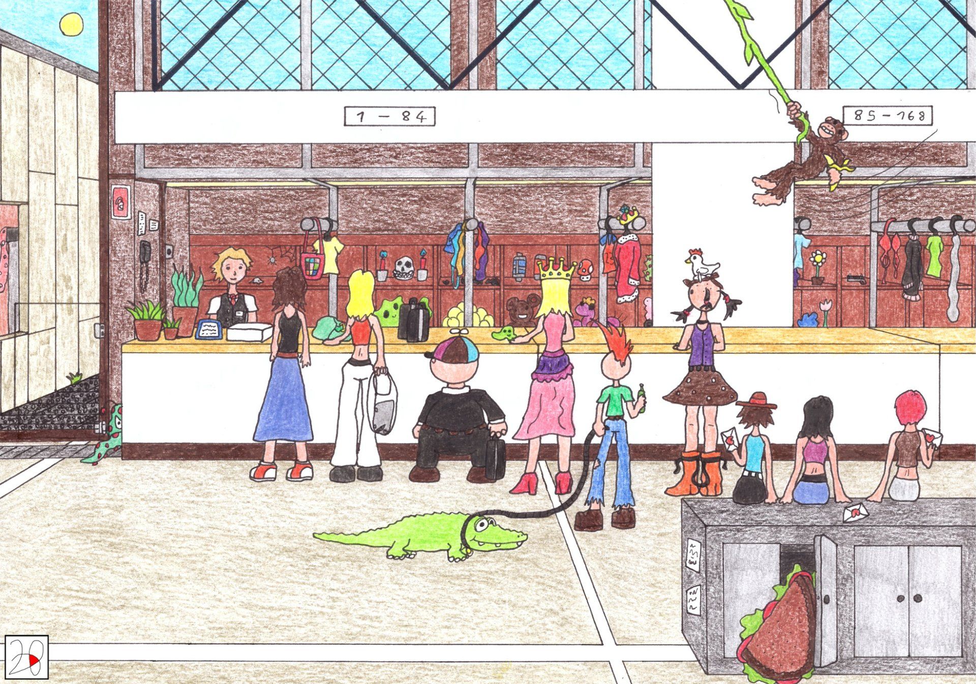 Das waren Zeiten... staatsbibliothek berlin zeichnung art comic kado images