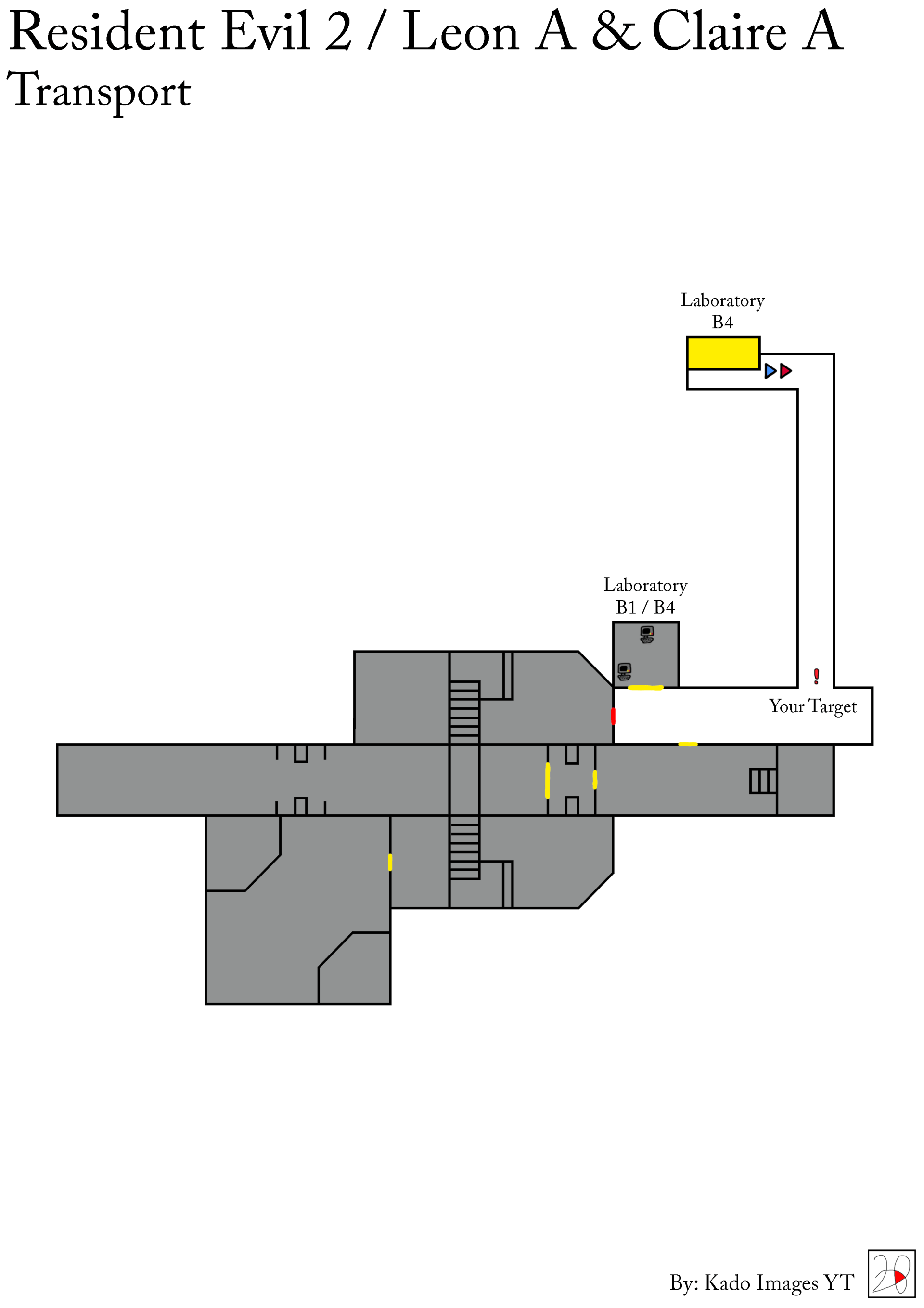 Resident Evil 2 - Claire A Leon A - Transport maps kadoimages