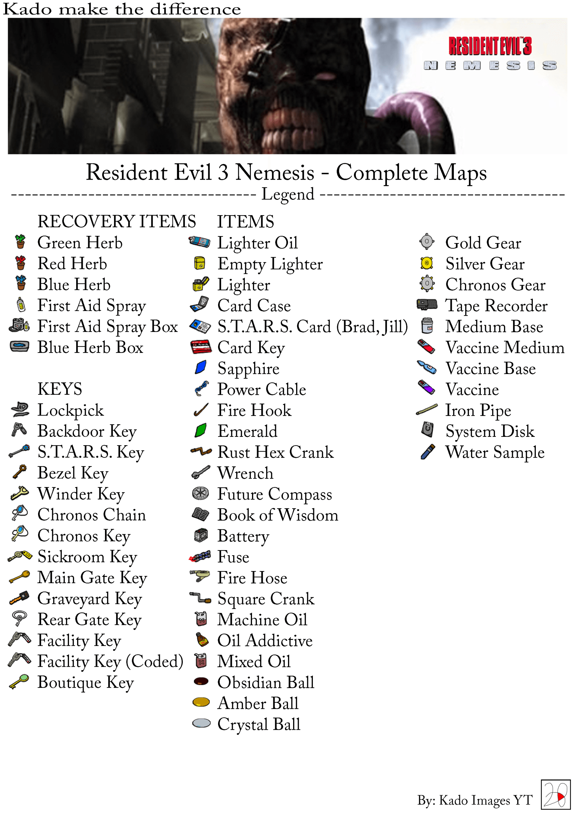 Resident Evil 3 Legend 2 maps kadoimages