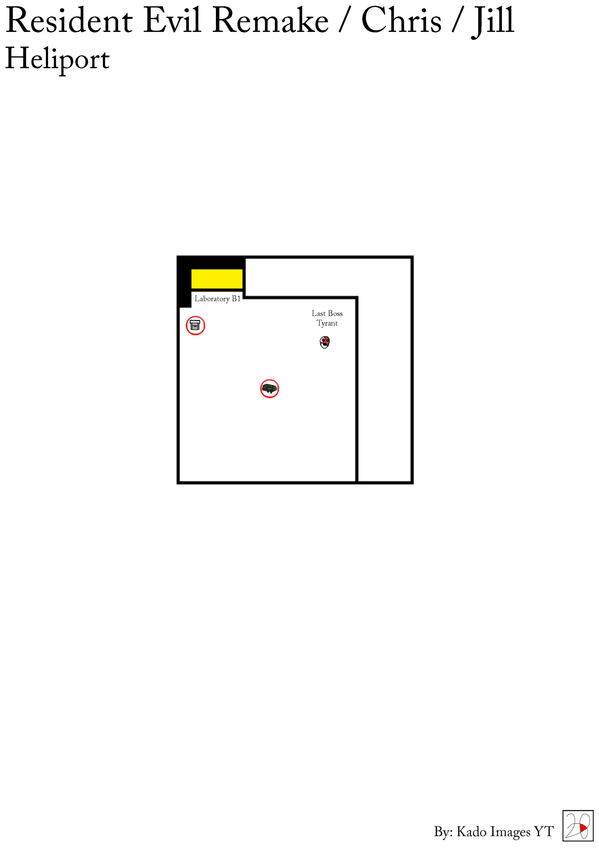 Resident Evil Remake - Chris/Jill Heliport Maps kadoimages