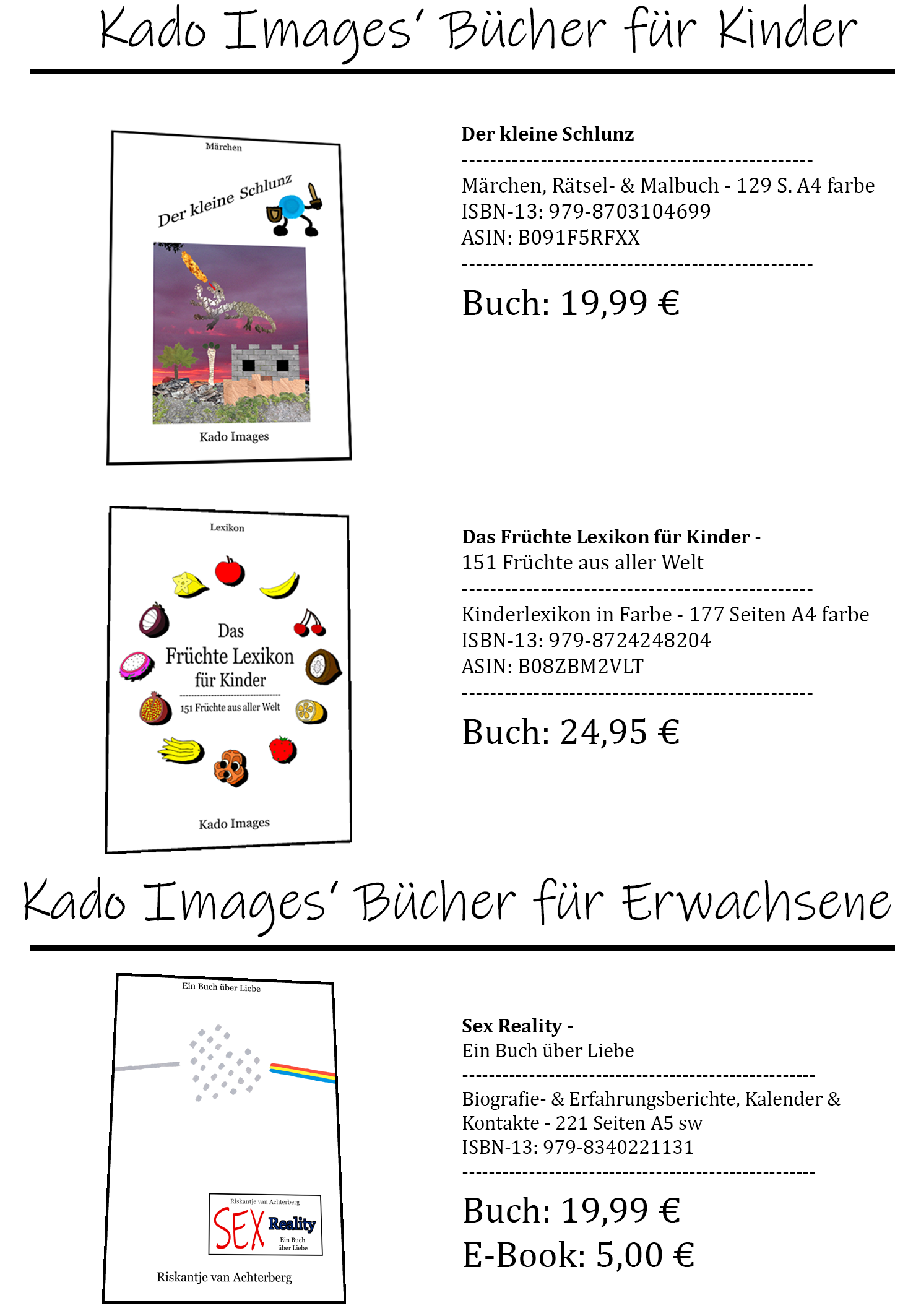 Bücher für Kinder und Erwachsene kado images bücher werbung kaufen