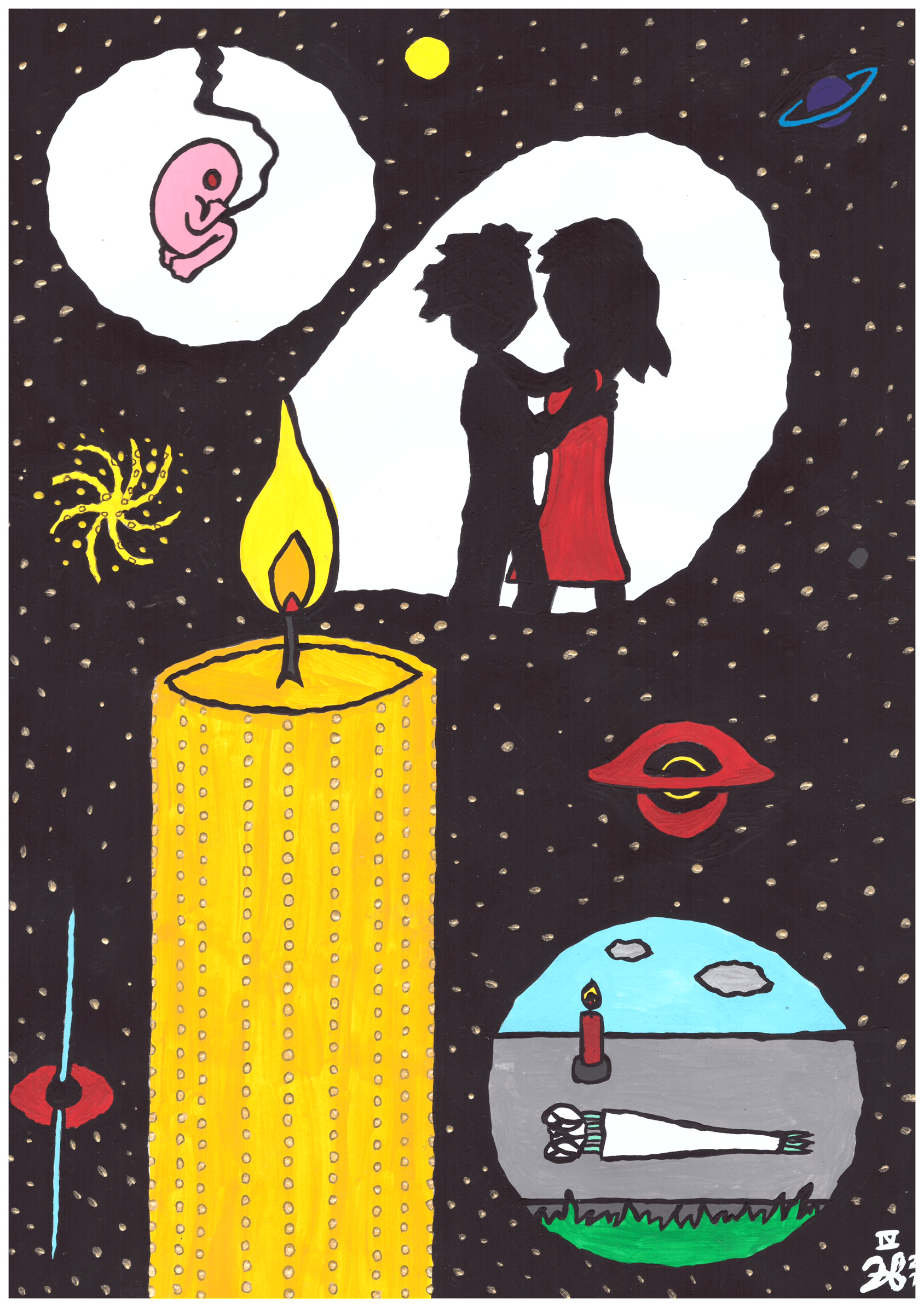 Das ganze Leben kadoimages lebenskerze all