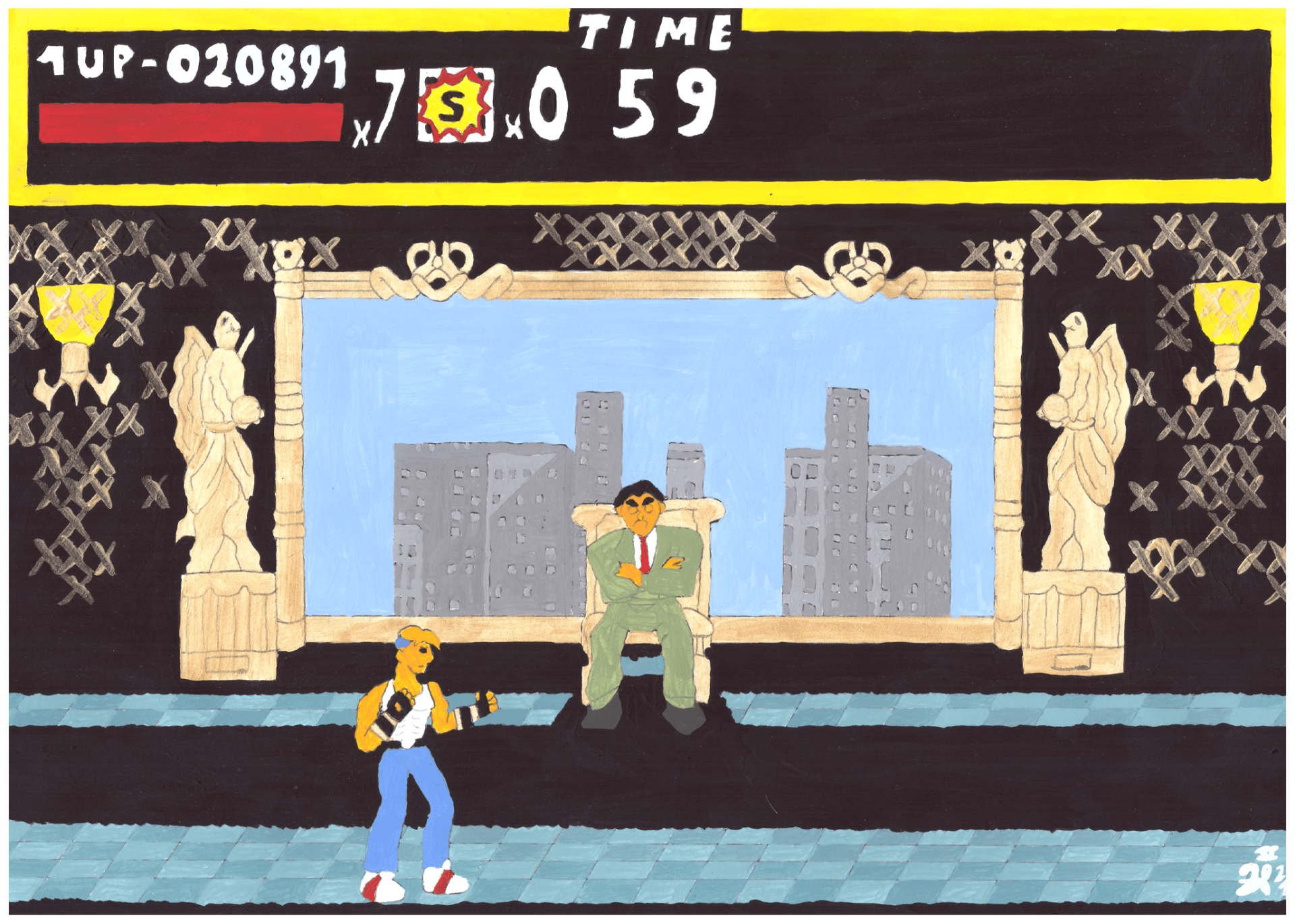 Mega Drive-Action kadoimages streets of rage