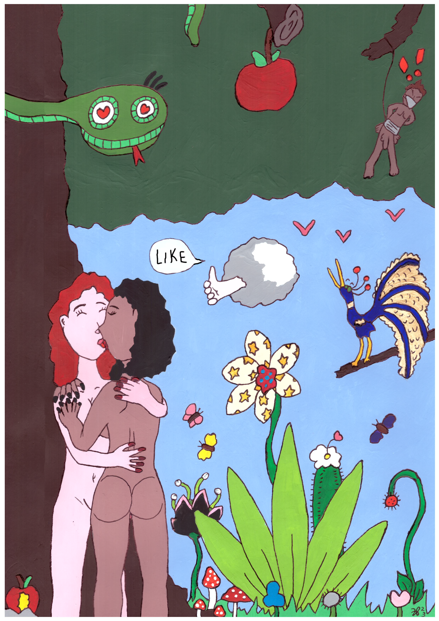 Lilith und Eva - 2 Girls Kadoimages lilith and eve