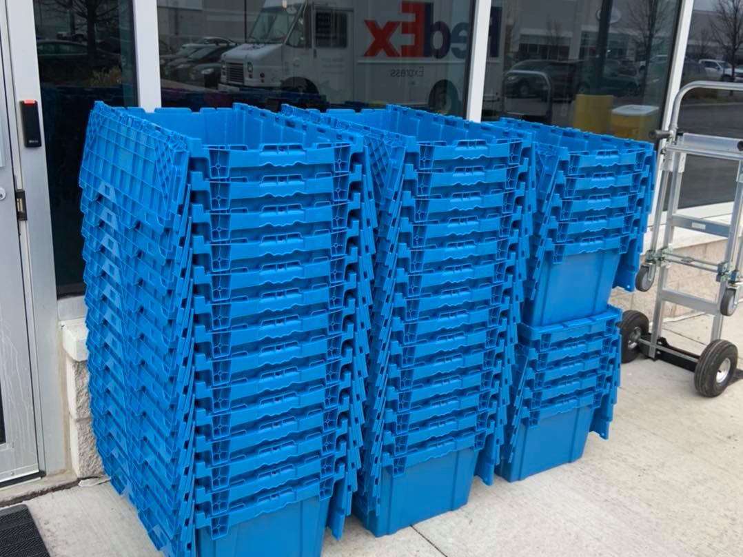 Plastic Moving Boxes for Rent