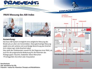Testauswertung PAVK-Test Testauswertung PAVK-Test
