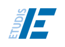 Logo de l'entreprise Etudis, E majuscule en bleu