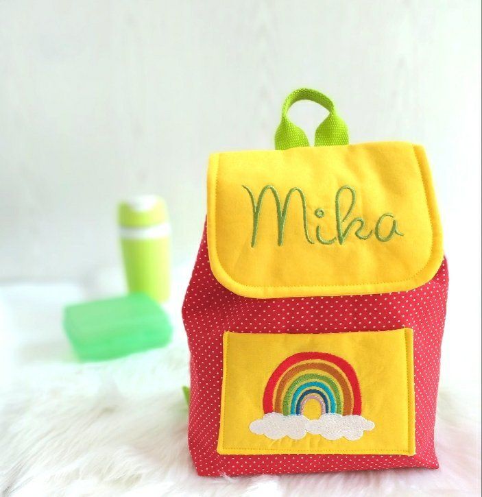 Rucksack Kindergarten Regenbogen