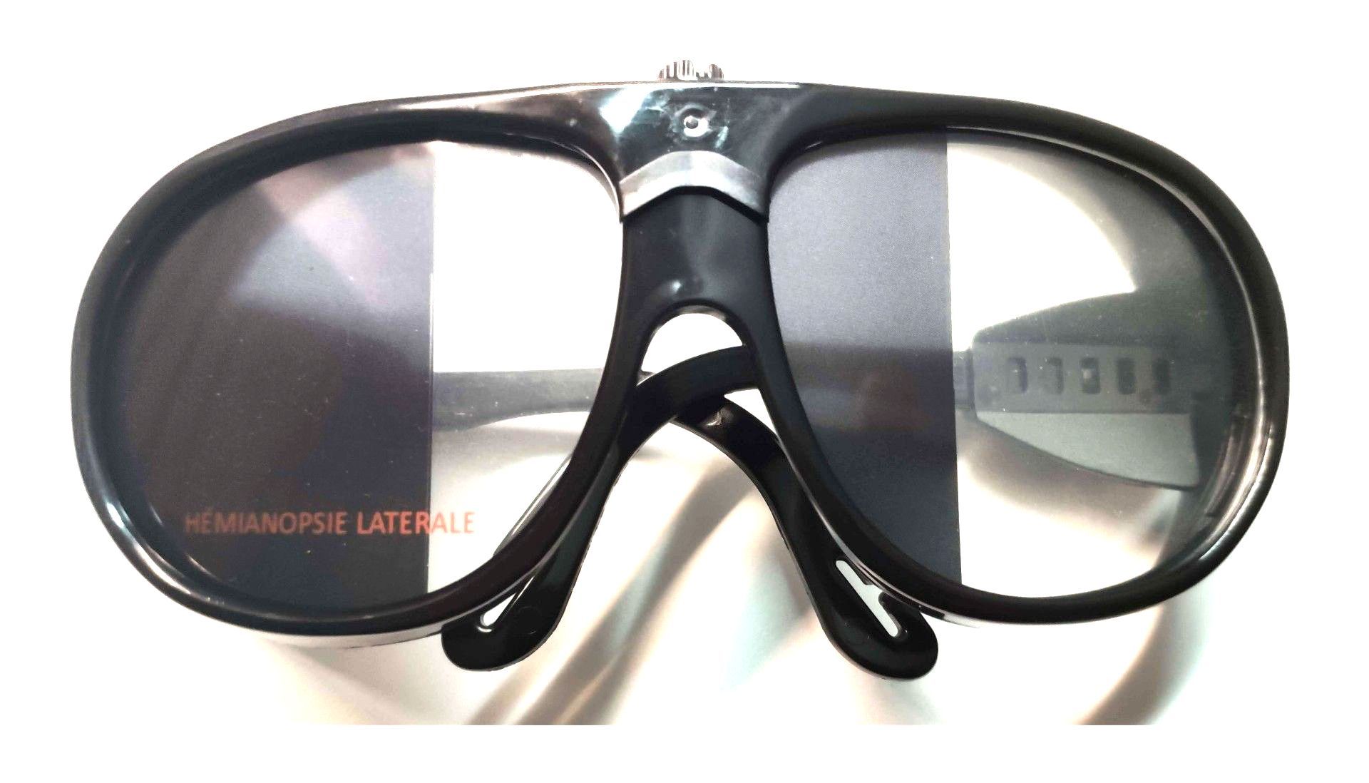 Gafas de simulación de hemianopsia