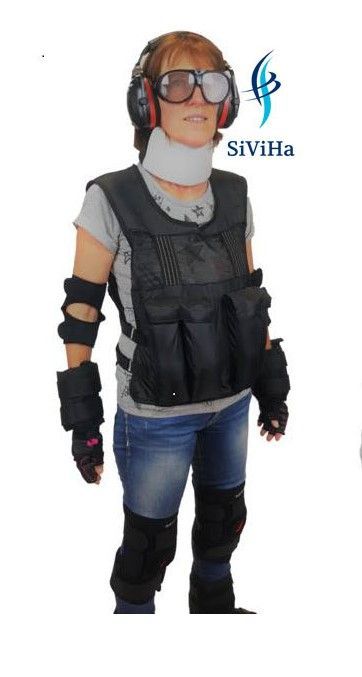Simulateur du Vieil se glisser dans la peau personne âgée avec le simulateur de vieillissement SIVIHA