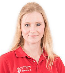 Das ist unsere zertifizierte Pädakustikerin Frau Steffi Schmidt sie ist Inhaberin von Hörgeräte Fuchs in Traunreut, Hörgeräteakustikmeisterin und Hörtherapeutin.