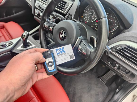 Darlington Keys Past Work - BMW key after enabling non-destructive entry for key