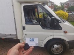 Ford Transit key and car